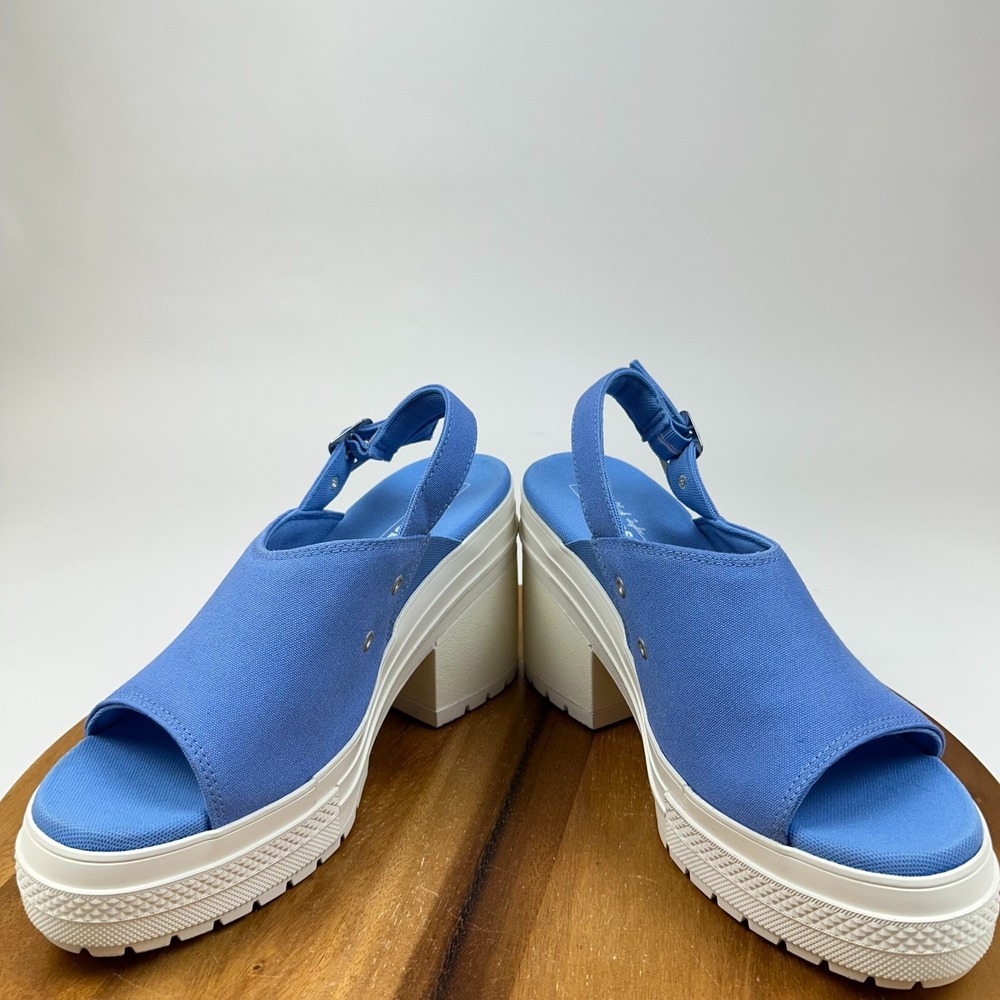 New Womens Vans Chuck 70 De Luxe Heel Slingback Blue Sandal Shoes Size 11 M NWOB - Picture 5 of 8